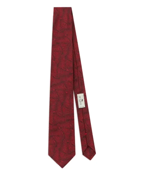 ETRO printed silk tie Red MASA0001AS304