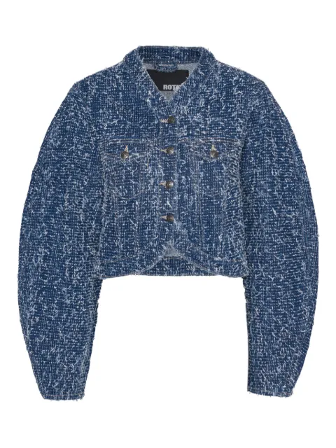 ROTATE BIRGER CHRISTENSEN long-sleeve denim jacket Blue 1142011603