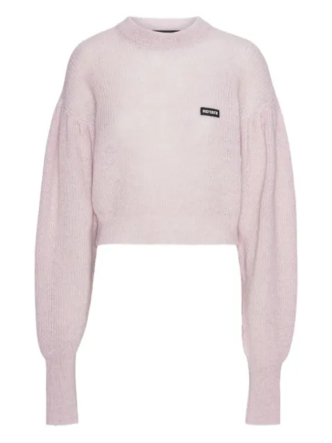 ROTATE BIRGER CHRISTENSEN cropped jumper Pink 114278191