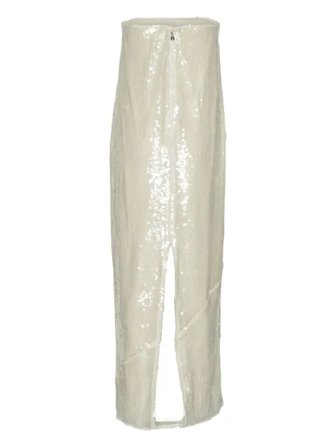 ROTATE BIRGER CHRISTENSEN sequin maxi dress Neutrals 114886857