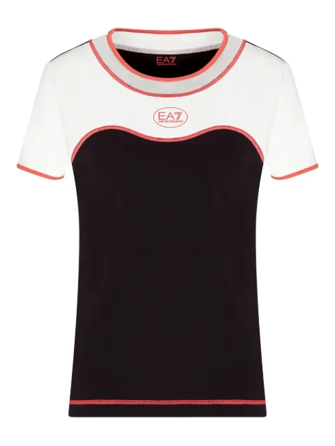 Ea7 Emporio Armani colour-block panelled T-shirt Black 7W000557AF19155