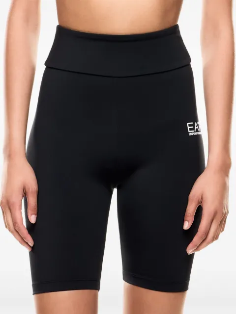 Ea7 Emporio Armani high-waisted logo shorts Black 7W000511AF12625