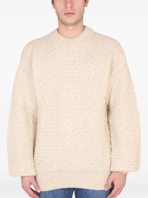 Séfr Leonard textured sweater Neutrals 402LEOTWOTWOTONEWOOL
