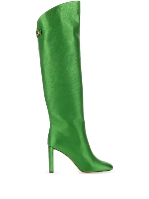Maison Skorpios 90mm Adriana boots Green ADRIANAGREEN
