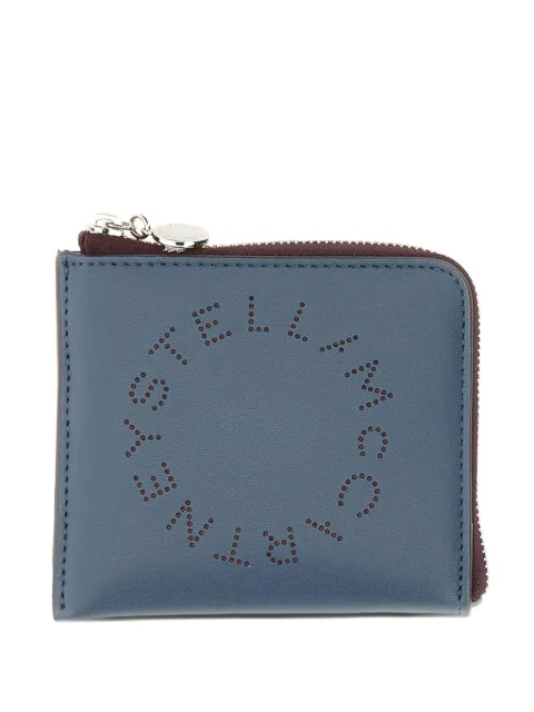 Stella McCartney logo zip wallet Blue 700253W88561461