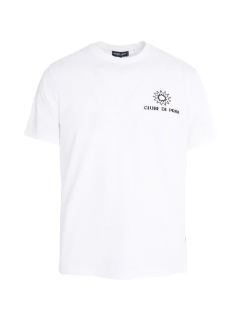 Frescobol Carioca Rosa embroidered T-shirt White 247637