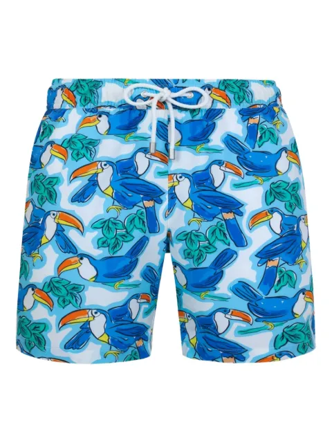 Bluemint Arthus toucan-print swim shorts Blue BM25003131MS