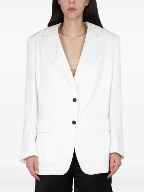 TOM FORD buttoned blazer White GI2916FAX1016AW003
