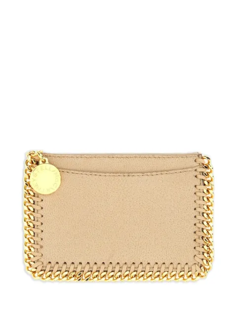 Stella McCartney chain-trim card holder Neutrals 7P0073W93559300