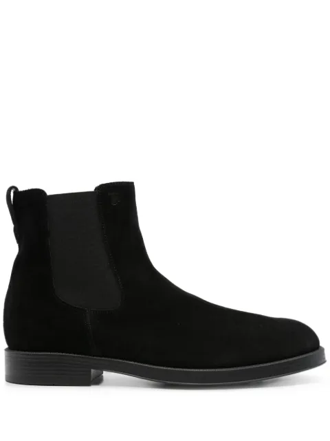 Tod's elastic-panel suede Chelsea boots Black XXM75L00P20RE0