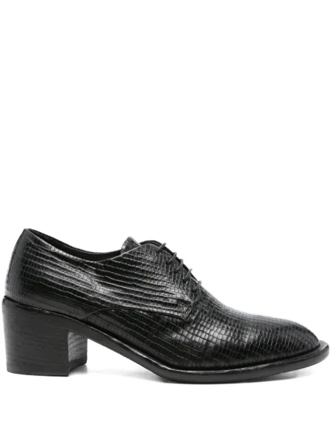 KING TARTUFOLI 55mm lace-up block-heel derby shoes Black 5182