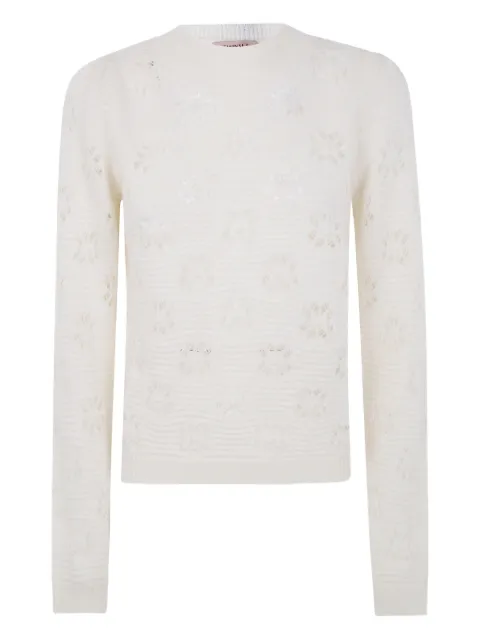 TWINSET open-knit sweater Neutrals 252TP3210