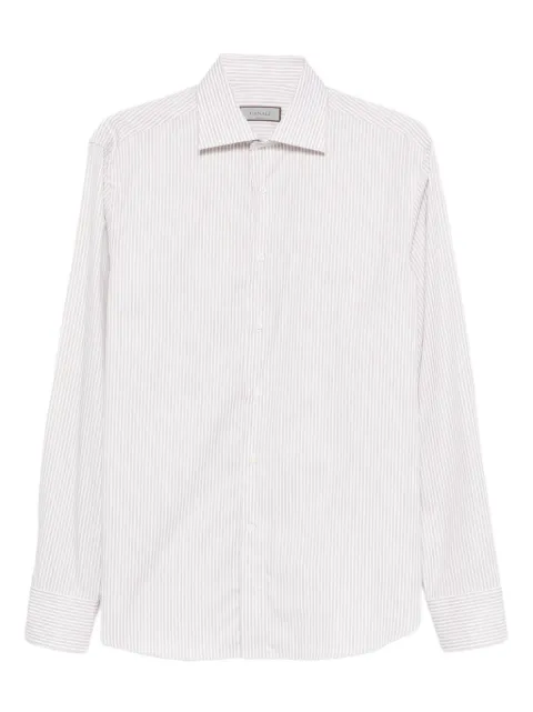 Canali striped cotton shirt White CCL7018GD03618