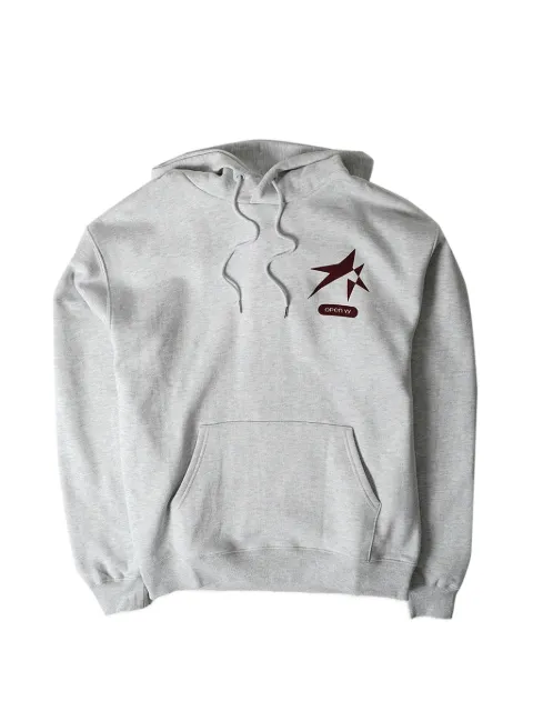 Open YY Mountain graphic-print hoodie Grey YY234TS004