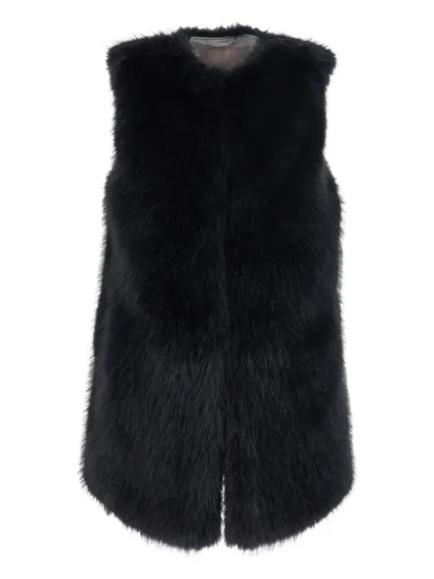 Herno faux-fur sleeveless vest Black GC00065DR12627
