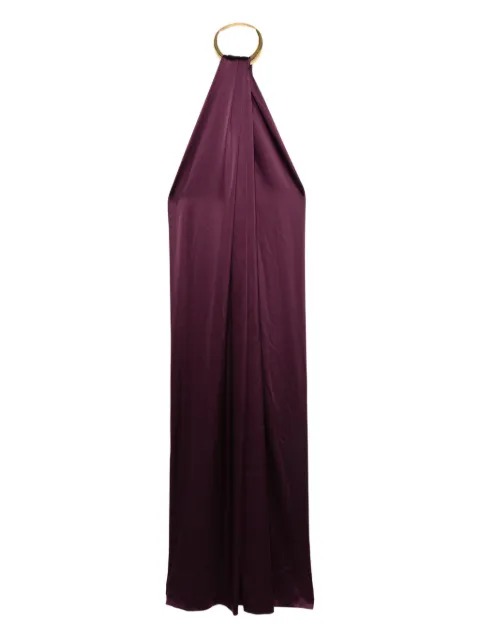 STEPHANE ROLLAND ring-neck maxi dress Purple SOSDSA241