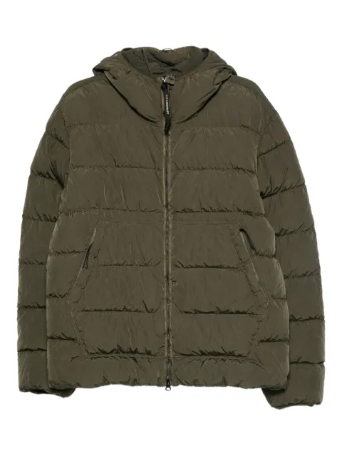 C.P. Company hooded puffer jacket Green 19CMOW011A005904G
