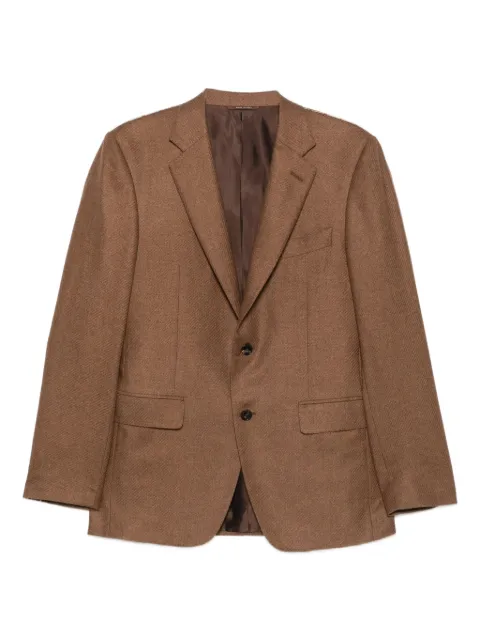Canali single-breasted blazer Brown E12280CX05808