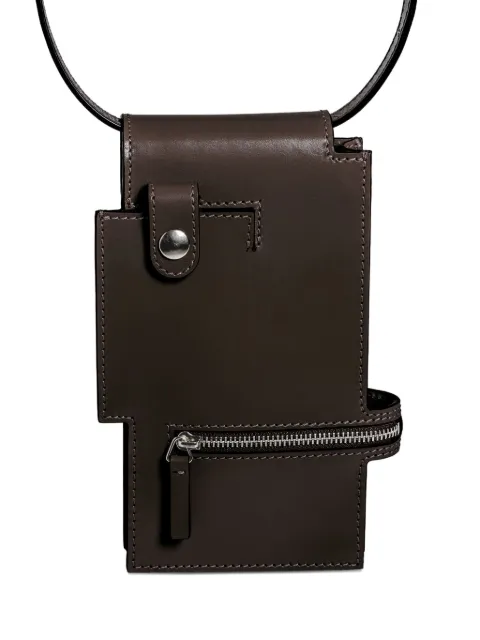 Merryl Tielman Jimmy flap pocket cross body bag Brown JIMCHOTOS