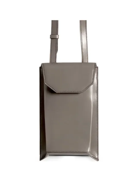 Merryl Tielman Joost leather cross body bag Grey JOOGRAKEN24A