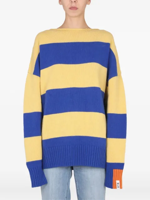 RIGHT FOR striped sweater Yellow A2207WOPA8002