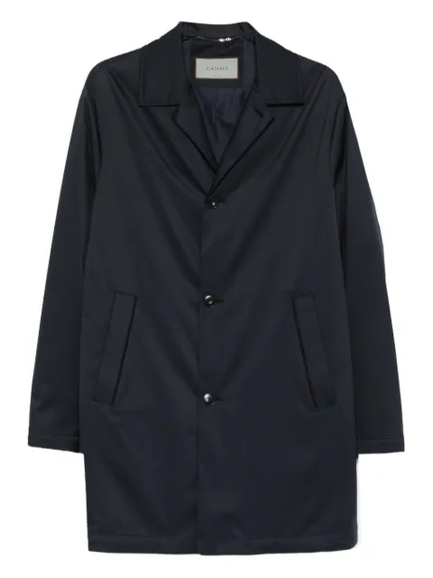 Canali buttoned single-breasted coat Blue O10492SG03220