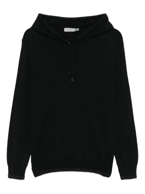 Canali sequin-embellished hoodie Black C1133MK02356