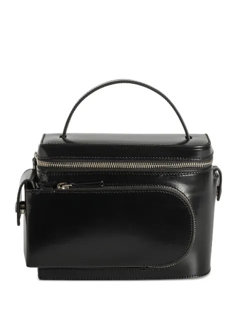 Merryl Tielman Esther zip-pocket leather bag Black ESTBLAKEN23A