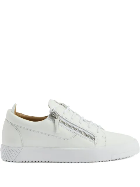 Giuseppe Zanotti Frankie zip-detail lace-up sneakers White RU50028H06