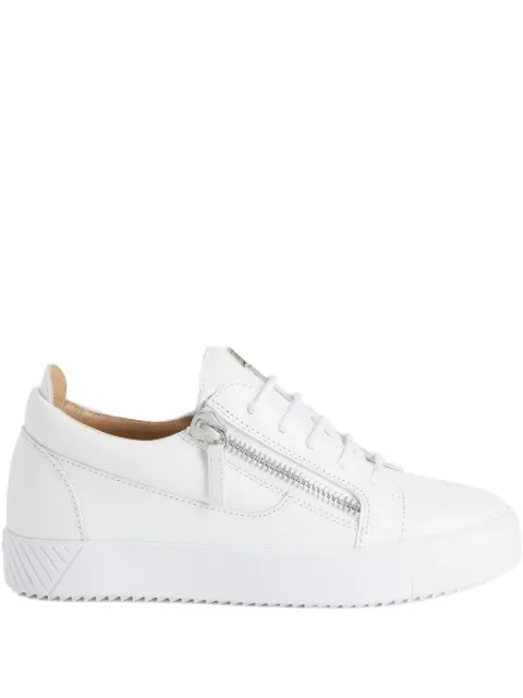 Giuseppe Zanotti Gail lace-up zip-detail sneakers White RW50018H05