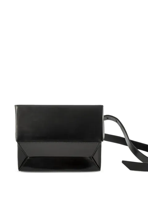 Merryl Tielman Debby geometric-panelled leather belt bag Black DEBBLAKEN23A