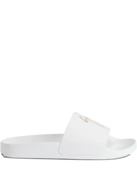 Giuseppe Zanotti Brett slides White RW50026H03
