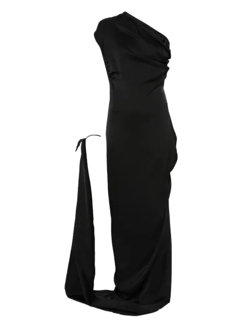 Vivienne Westwood one-shoulder draped maxi dress Black 1101039TW012Y