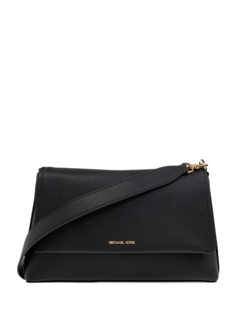 Michael Kors flap-detail leather shoulder bag Black 30T5G8ZM3L