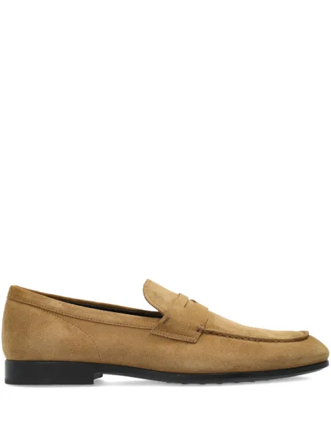 Tod's penny suede loafers Neutrals XXM51B00010RE0