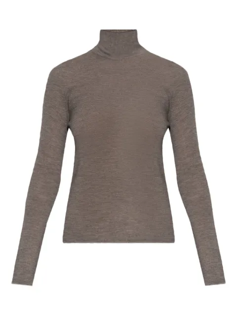 Lisa Yang Carolyn turtleneck long-sleeve top Neutrals 2024502
