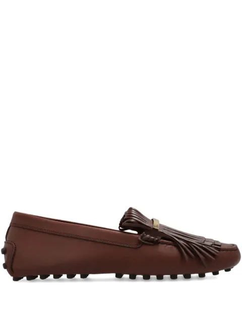 Tod's fringe-detail leather loafers XXW22L0JQ40UQV