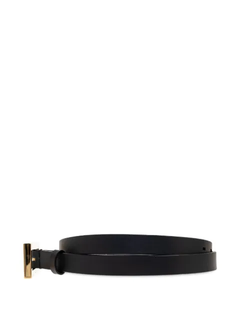 DSQUARED2 rectangular-buckle leather belt Black BEW044411300001