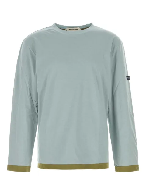 Namacheko long-sleeved cotton T-shirt Blue NS253200N12195005
