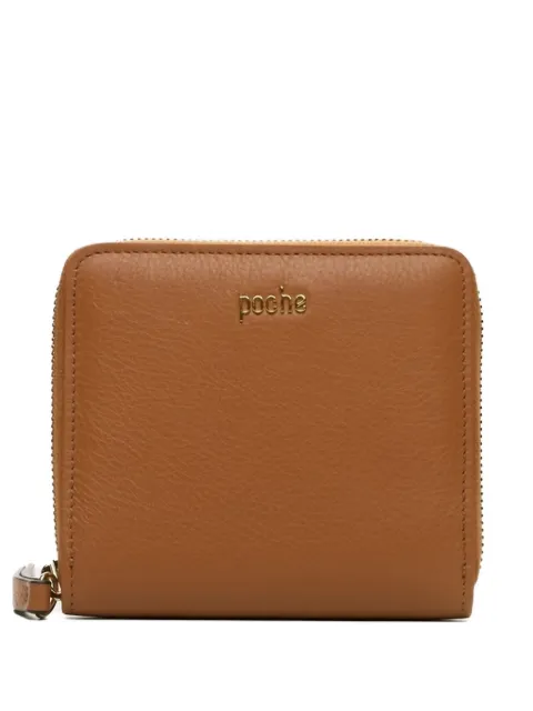 Poche Paris zip-around leather wallet Brown ACW0316184649