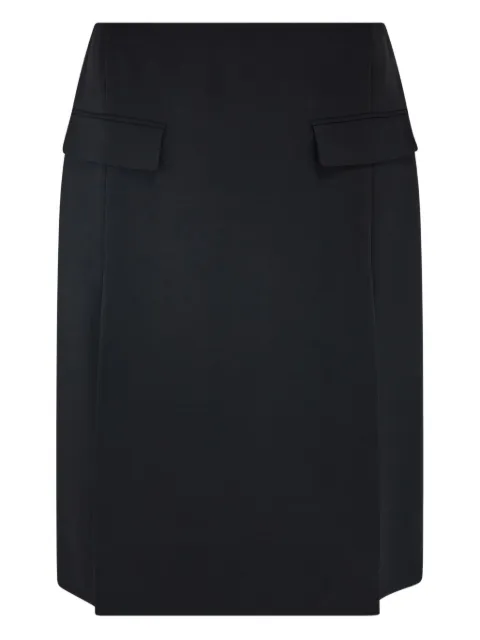 Ferragamo double-slit midi skirt Black 788866