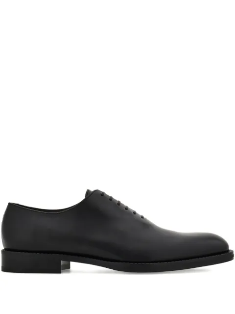 Ferragamo leather oxford shoes Black 787807