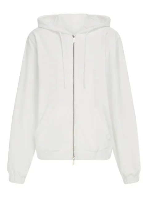 Ferragamo zip-up hoodie White 784218