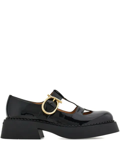 Ferragamo T-strap buckle pumps Black 784758