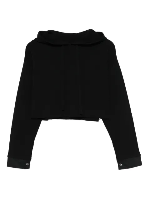 3.1 Phillip Lim knitted hoodie Black P25270470TSM