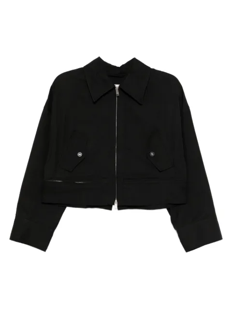 3.1 Phillip Lim two-way zip-fastening cropped jacket Black P25160875UCV