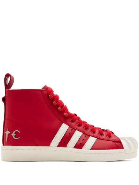 adidas high-top leather sneakers Red JP6518