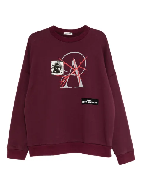 Undercover graphic-print sweatshirt Red UP2E48051