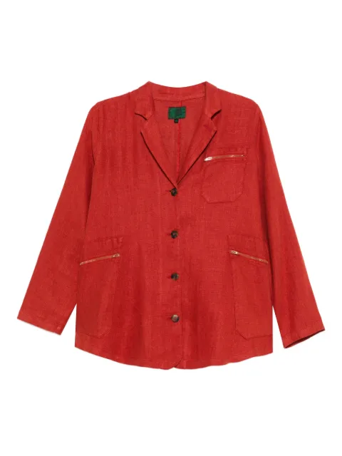 Jean Paul Gaultier Pre-Owned 1990s button-down shirt jacket Orange GA480HQ