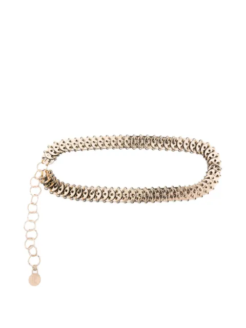 Rabanne coin-link belt Gold 25AAA0200CLF258